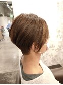 ハンサムショートミニショート小顔アシメ神戸垂水明石おすすめ