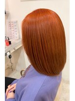 シェイプスヘアデザイン 自治医大店(Shape's hair design) アプリコットオレンジ