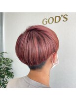 ゴッズ(GOD'S)&nbsp;コーラルピンク×マッシュ