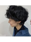 ゆるっとショートパーマ
