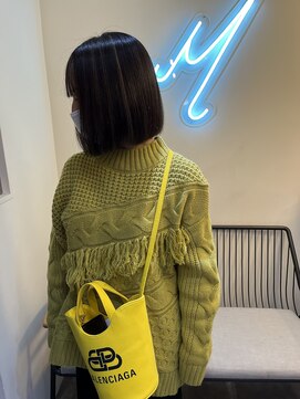 サロンドミルク 溝の口店(salon de MiLK) 20代30代40代/ボブ/ミニボブ/ハイライト［溝の口］