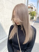 フリーラ 表参道(freera)&nbsp;ミルクティーアッシュ　ブリーチカラー　髪質改善　[表参道駅]