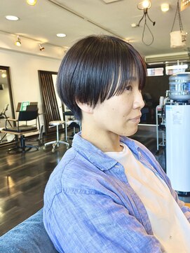 ヘアスペース クレール(hair space clair) 【clair 清水恭平】20代30代40代　大人ナチュラル　横顔美人