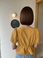 ヘアデザイン ディクト(hair design D.c.t) まとまるボブ耳にかけたときも可愛くなるようにこだわってます