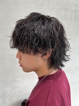 フィフス 渋谷(fifth) 束感マッシュウルフ緩めパーマ無造作波巻きスパイラルパーマ