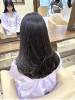 ザック ヴィ(ZACC  vie)&nbsp;レイヤーカット/セミロング/艶カラー/学割U24