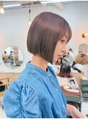 地毛風カラー/ナチュラルレイヤーカット/ショートボブ[船橋]
