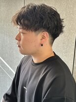 ニアウ 太田店(Niau)&nbsp;メンズショート波巻きスパイラルパーマツイストスパイラルパーマ