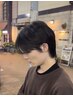 【韓国メンズヘア限定】カット＋ケアパーマ＋ケアダウンパーマ　18000