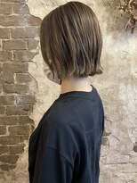 マギーヘア(magiy hair)&nbsp;magiyhair【nico】外はねボブ　ミルクティーカラー