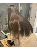 髪質改善カラー韓国レイヤー顔周りカットブリーチボブ立川._.