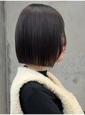 20代30代に合わせボブ/酸性ストレート/髪質改善/切りっぱなし