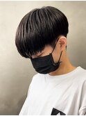 黒髪マッシュナチュラルマッシュメンズヘア韓国ツーブロック
