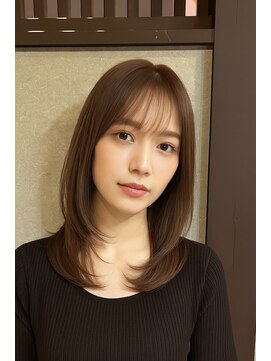 美容室 十和 レイヤーカット　30代／40代