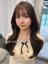 クム(kumu)&nbsp;韓国へア/レイヤー/顔周り/ボブ/透明感カラー