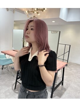 バズ(BUZZ) ピンクベージュ×レイヤー