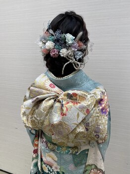 ベルグロー 原宿(BELLEGROW)の写真/【ヘアメイク専門サロン】原宿駅から徒歩3分♪流行りの着付けとトレンドヘアセットで最高の思い出に◎