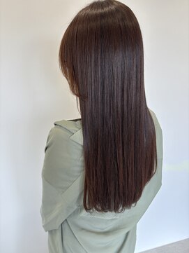 イフプロデュースドバイアミカ(iF produced by Amica) ロングブラウンカラー