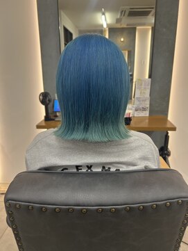 ギルド 清瀬店(GUILD) 個性を楽しむブルーグラデーションカラー