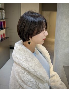 ハンサムマッシュ/ショートボブ/縮毛矯正/髪質改善