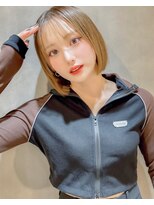 ロンドロゼ 池袋(Lond rose)&nbsp;メルティカラー似合わせカットウェーブミディアム縮毛矯正