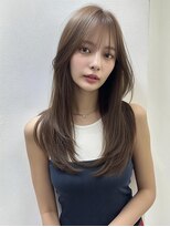 レア 渋谷(Le'a)&nbsp;【Ｌｅ’ａ】レイヤーカット　グレージュカラー　髪質改善