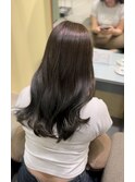 *大人ガーリー アッシュグレーくびれレイヤー