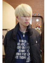 エディ(Edy)&nbsp;メンズマッシュケアブリーチ抜きっぱなしブロンド眉毛カット