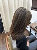 筋感ベージュハイライト『TELA HAIR 石岡店』