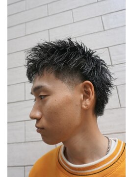 タフ バーバーショップ(TOUGH BARBER SHOP) マレットヘア