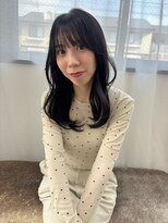 ユイマァル 岡山店(YUIMARL)&nbsp;透明感レイヤーニュアンスウルフ顔周りレイヤー韓国くびれ巻き
