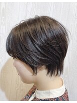 テーラヘアー 北越谷店(TELA HAIR)&nbsp;クール過ぎずナチュラルブラウンで抜け感もあるハンサムショート
