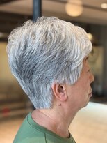 サロンイクエヤマザキ 文京(SALON IKUE YAMAZAKI)&nbsp;グレイヘア  ショートカット