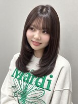 ルトワフクロマチ(Lutowa Fukuromachi)&nbsp;ダークパープル/ナチュラルショート/夏のヘアアレンジ/袋町