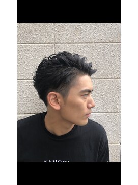 ヘアークリエーション アンベリール(hair creation embellir) フロントかき上げツーブロ