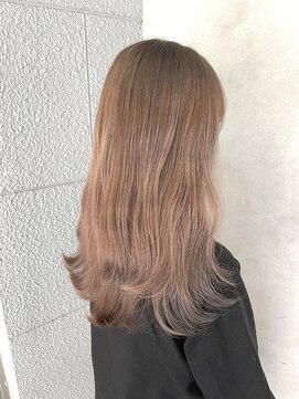 ランズ(LANDS) ケアブリーチでミルクティーカラー☆渡部雅己