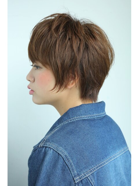 ショートヘア×イルミナカラ－×髪質改善×白髪染め