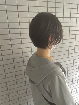 ヘアアンドスペース ベロン(hair&space velon) 丸みショートボブ