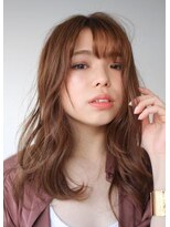 トイジー(toisy)&nbsp;ピンクベージュ/シースルー/コテ巻き風パーマ/天王町/保土ヶ谷