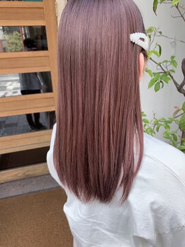 ボアップ(boappu) #イルミナカラー#ピンクベージュ#暖色カラー#髪質改善