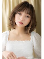 カバーヘアアンドスパ ブリス 浦和(COVER HAIR&SPA bliss)&nbsp;イヤリングカラハイライトーフレンチカジュアルくびれヘアY浦和