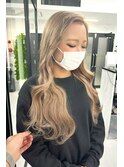 ~ミルクティーベージュ シールエクステ~ 【Ria 大阪 梅田】