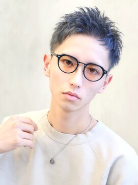 クロト 福岡本店(KUROT) ツーブロック刈り上げビジネス短髪束感黒髪アップバング