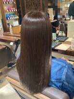 ヘアリゾート粋 ティガ 池袋店(tiga)&nbsp;ストレートロング/サラ艶髪/ナチュラルブラウン