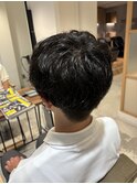 癖を生かしたパーマ風カット