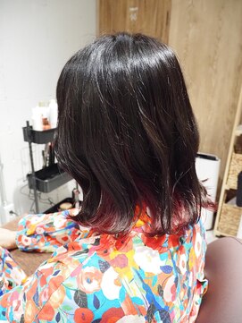 ギア(gear) 1ブリーチインナーカラー　ピンク