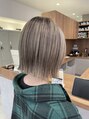 ケンジ 湘南台(KENJE) じゅんわりカラー切りっぱなしボブも得意です[ボブ/ハイライト]