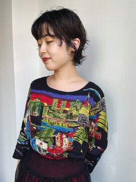 フェンヘアーアイス 中目黒(Fen.hair ici) 20代30代大人可愛い★小顔ボブ丸みショートウルフカット