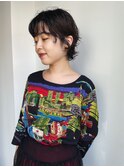 20代30代大人可愛い★小顔ボブ丸みショートウルフカット