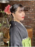 【macana指名】生花アレンジ 卒業式ヘアセット着付け